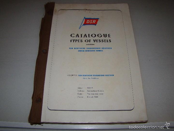 L&iacute;neas de navegaci&oacute;n: Antiguo catalogo descriptivo de barcos de la compa&ntilde;&iacute;a DSR - Foto 1