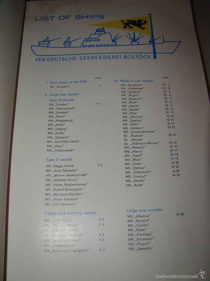 L&iacute;neas de navegaci&oacute;n: Antiguo catalogo descriptivo de barcos de la compa&ntilde;&iacute;a DSR - Foto 2