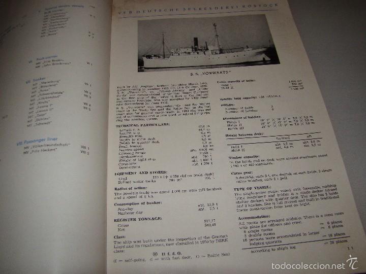 L&iacute;neas de navegaci&oacute;n: Antiguo catalogo descriptivo de barcos de la compa&ntilde;&iacute;a DSR - Foto 8