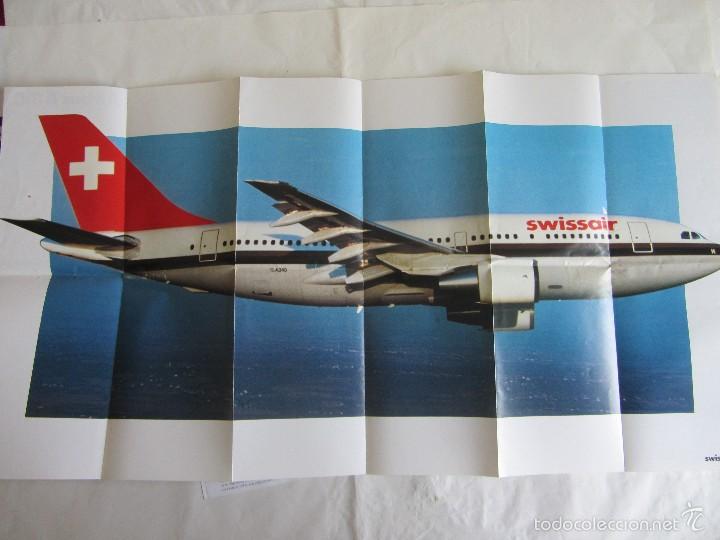 L&iacute;neas de navegaci&oacute;n: POSTER AIRBUS A 310 SWISSAIR - Foto 1