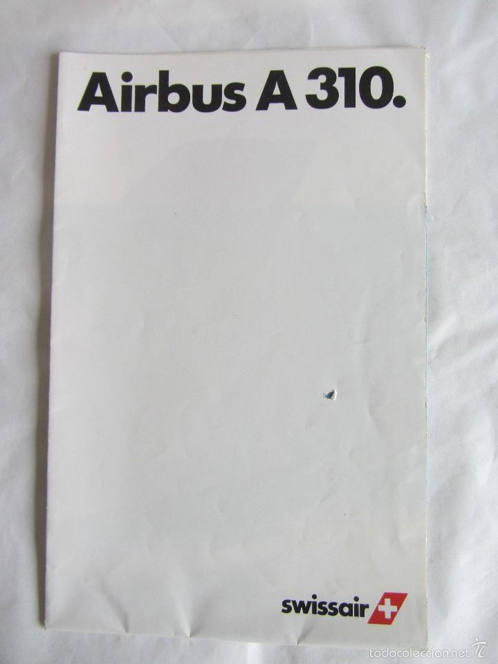 L&iacute;neas de navegaci&oacute;n: POSTER AIRBUS A 310 SWISSAIR - Foto 2