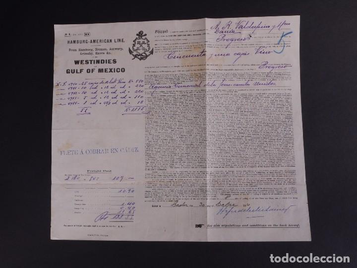 L&iacute;neas de navegaci&oacute;n: HAMBURG-AMERICAN LINE 1911 - Foto 1