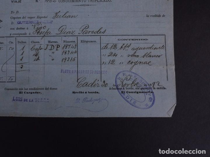 L&iacute;neas de navegaci&oacute;n: VAPORES ANSELMO 1892 - Foto 3