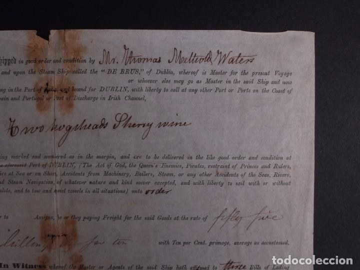 L&iacute;neas de navegaci&oacute;n: AGENTS JOAQU&Iacute;N DEL CUVILLO, C&Aacute;DIZ 1861 - Foto 3