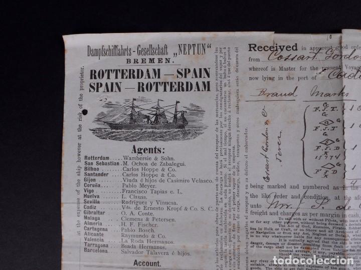 L&iacute;neas de navegaci&oacute;n: CIA DAMPFSCHIFFFAHRTS-GESELLSCHAFT NEPTUN 1905 - Foto 2