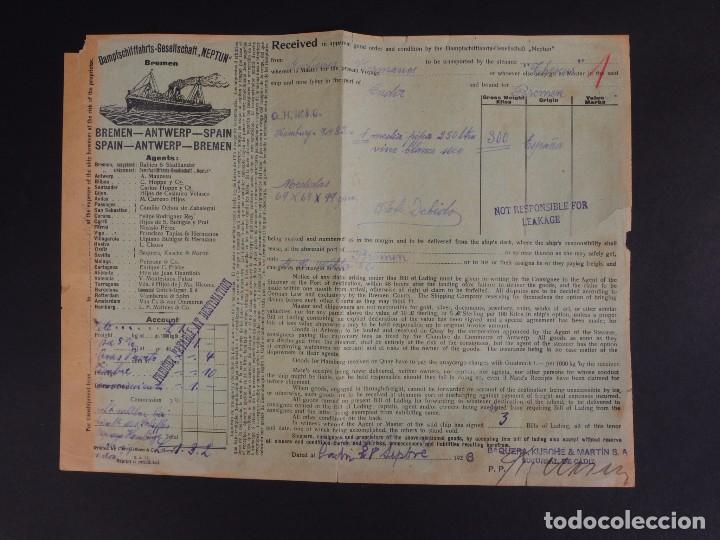 L&iacute;neas de navegaci&oacute;n: CIA DAMPFSCHIFFFAHRTS-GESELLSCHAFT NEPTUN 1926 - Foto 1