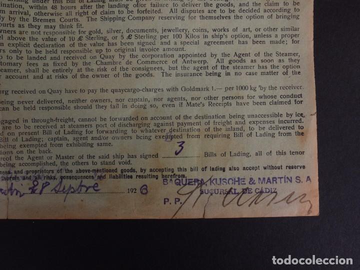 L&iacute;neas de navegaci&oacute;n: CIA DAMPFSCHIFFFAHRTS-GESELLSCHAFT NEPTUN 1926 - Foto 3