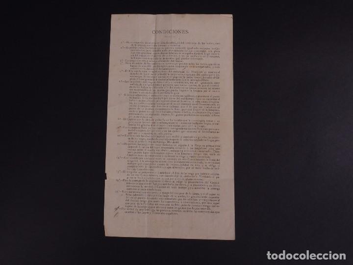 L&iacute;neas de navegaci&oacute;n: CIA DE NAVEGACI&Oacute;N ESPALIU Y COMPA&Ntilde;&Iacute;A 1892 - Foto 4