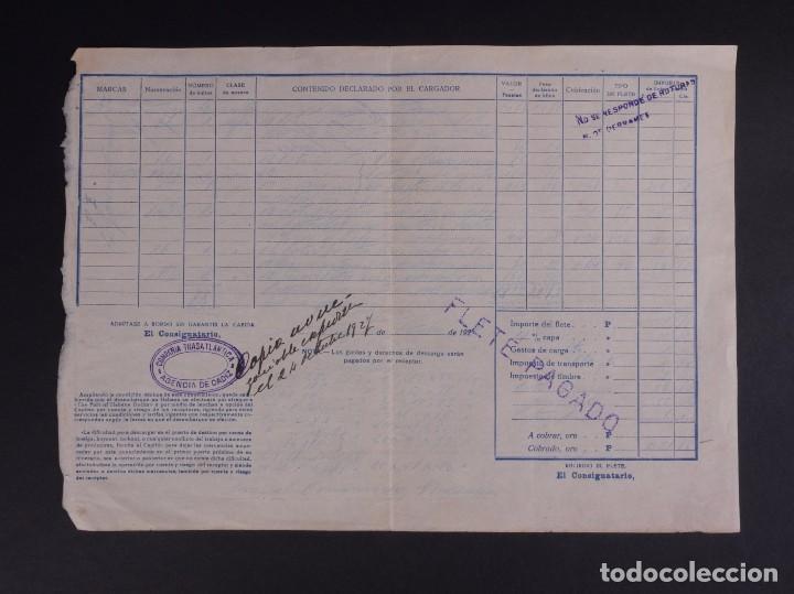L&iacute;neas de navegaci&oacute;n: COMPA&Ntilde;&Iacute;A TRASATL&Aacute;NTICA 1927 - Foto 3
