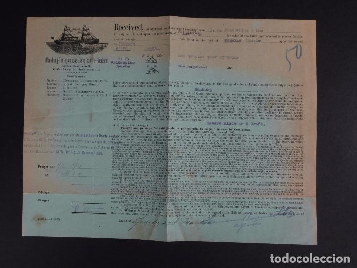 L&iacute;neas de navegaci&oacute;n: OLDEMBURG-PORTUGIESISCHE 1900 - Foto 1