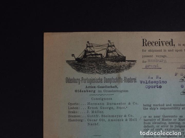 L&iacute;neas de navegaci&oacute;n: OLDEMBURG-PORTUGIESISCHE 1900 - Foto 2