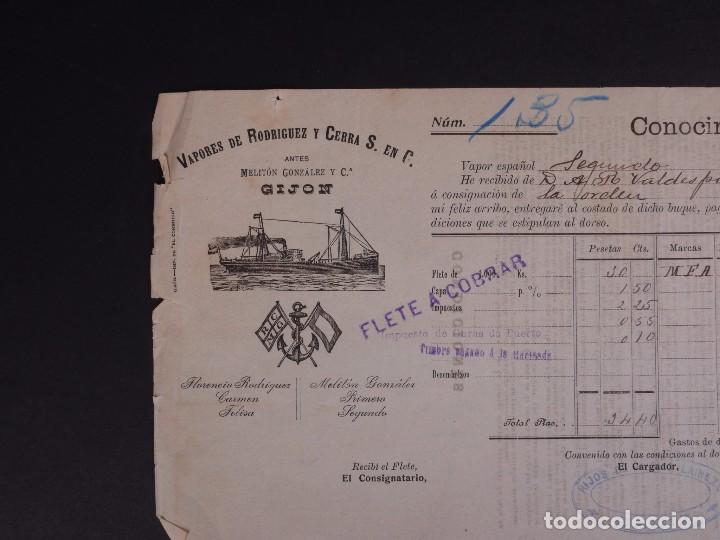 L&iacute;neas de navegaci&oacute;n: VAPORES DE RODR&Iacute;GUEZ Y CERRA 1910 - Foto 2