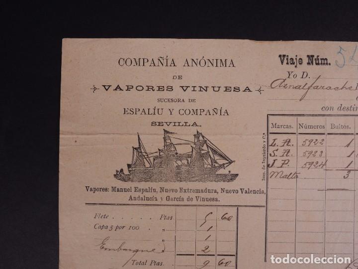 L&iacute;neas de navegaci&oacute;n: VAPORES VINUESA 1900 - Foto 2