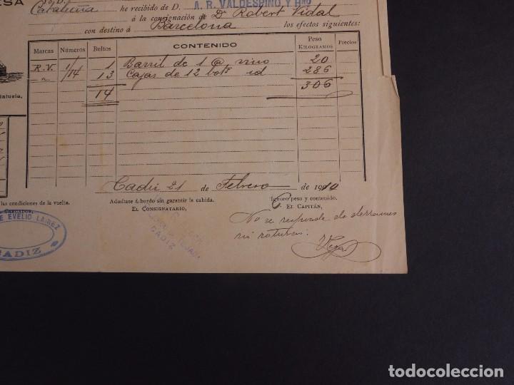 L&iacute;neas de navegaci&oacute;n: VAPORES VINUESA 1910 - Foto 3