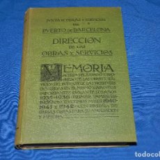 Líneas de navegación: (M39) LIBRO JUNTA DE OBRAS Y SERVICIOS DEL PUERTO DE BARCELONA 1942 , ILUSTRADO