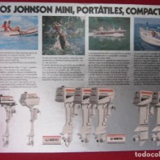 Líneas de navegación: CATALOGO PUBLICIDAD MOTORES FUERABORDA JOHNSON