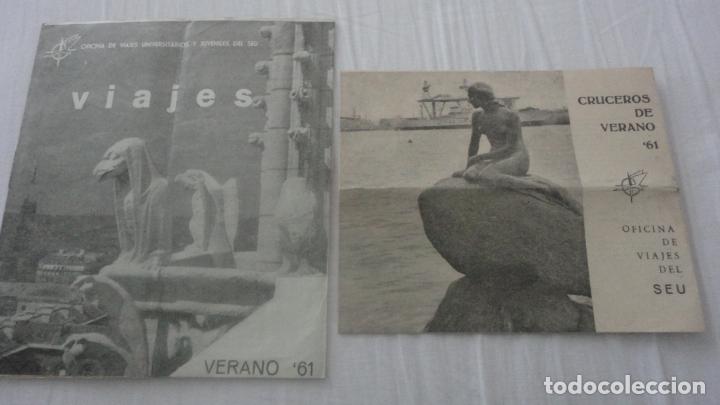 L&iacute;neas de navegaci&oacute;n: CRUCEROS VERANO 1961. SEU. - Foto 1