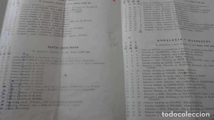L&iacute;neas de navegaci&oacute;n: CRUCEROS VERANO 1961. SEU. - Foto 3