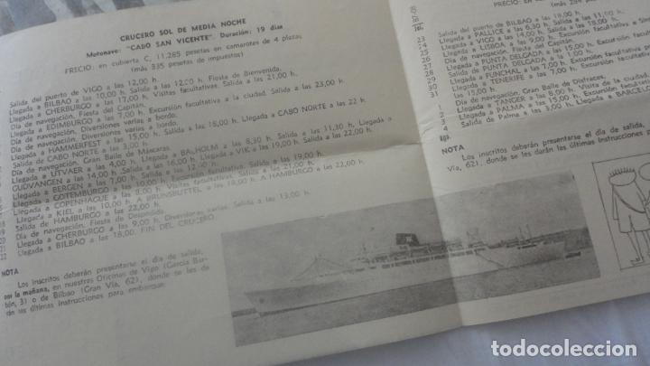 L&iacute;neas de navegaci&oacute;n: CRUCEROS VERANO 1961. SEU. - Foto 7