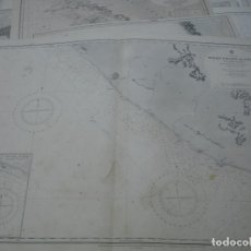 Linee di navigazione: CARTA NÁUTICA AÑOS 40-60 COSTA INDIA