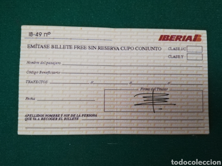 L&iacute;neas de navegaci&oacute;n: Iberia - billete free sin reserva de cupo conjunto - Foto 1