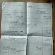 Líneas de navegación: NÓMINA NAVIERA AZNAR ENFERMERA 1962