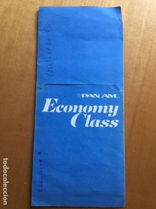 L&iacute;neas de navegaci&oacute;n: Impreso documentaci&oacute;n vuelo Panam a&ntilde;o 86 - Foto 1