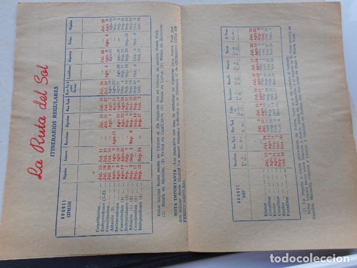 L&iacute;neas de navegaci&oacute;n: AMERICAN EXPORT LINES.ITINERARIOS 1963 - Foto 3