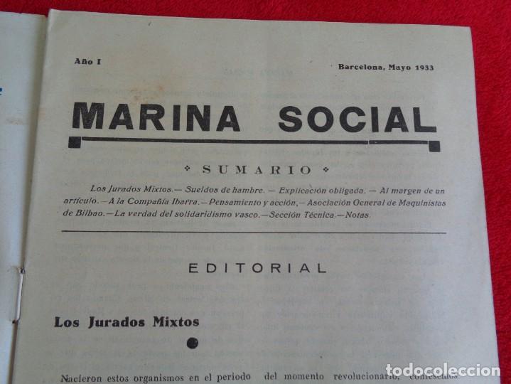 L&iacute;neas de navegaci&oacute;n: MARINA SOCIAL - NUMEROS 3-4-5-6 DE 1933 - Foto 8