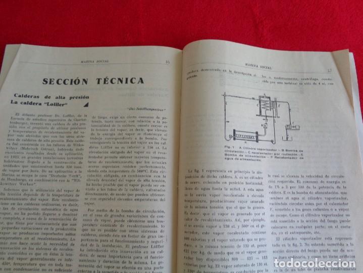 L&iacute;neas de navegaci&oacute;n: MARINA SOCIAL - NUMEROS 3-4-5-6 DE 1933 - Foto 12
