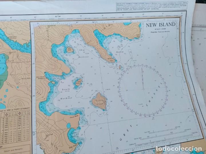 L&iacute;neas de navegaci&oacute;n: carta nautica Eagle passage new island - Foto 3