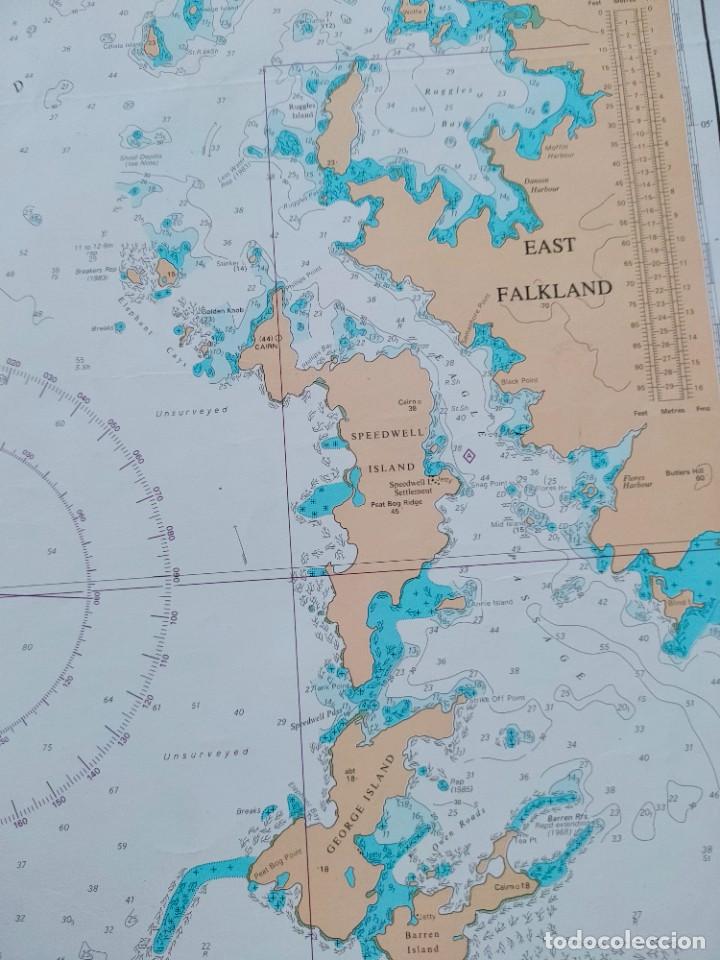 L&iacute;neas de navegaci&oacute;n: carta nautica Eagle passage new island - Foto 4