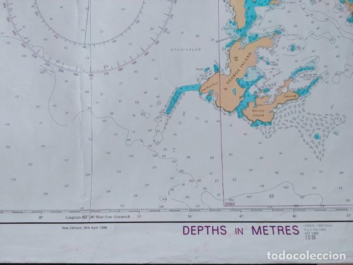 L&iacute;neas de navegaci&oacute;n: carta nautica Eagle passage new island - Foto 5