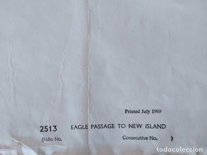 L&iacute;neas de navegaci&oacute;n: carta nautica Eagle passage new island - Foto 7