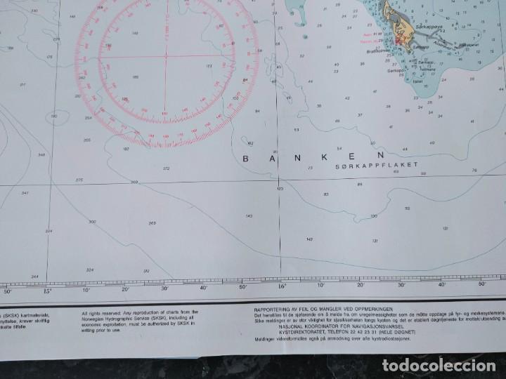 L&iacute;neas de navegaci&oacute;n: CARTA NAUTICA Svalbard. - Foto 7