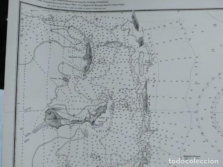 L&iacute;neas de navegaci&oacute;n: CARTA NAUTICA islas BAHAMAS HARBOURS - Foto 6