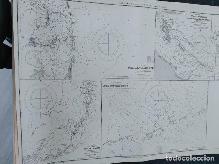 L&iacute;neas de navegaci&oacute;n: CARTA NAUTICA islas BAHAMAS HARBOURS - Foto 1