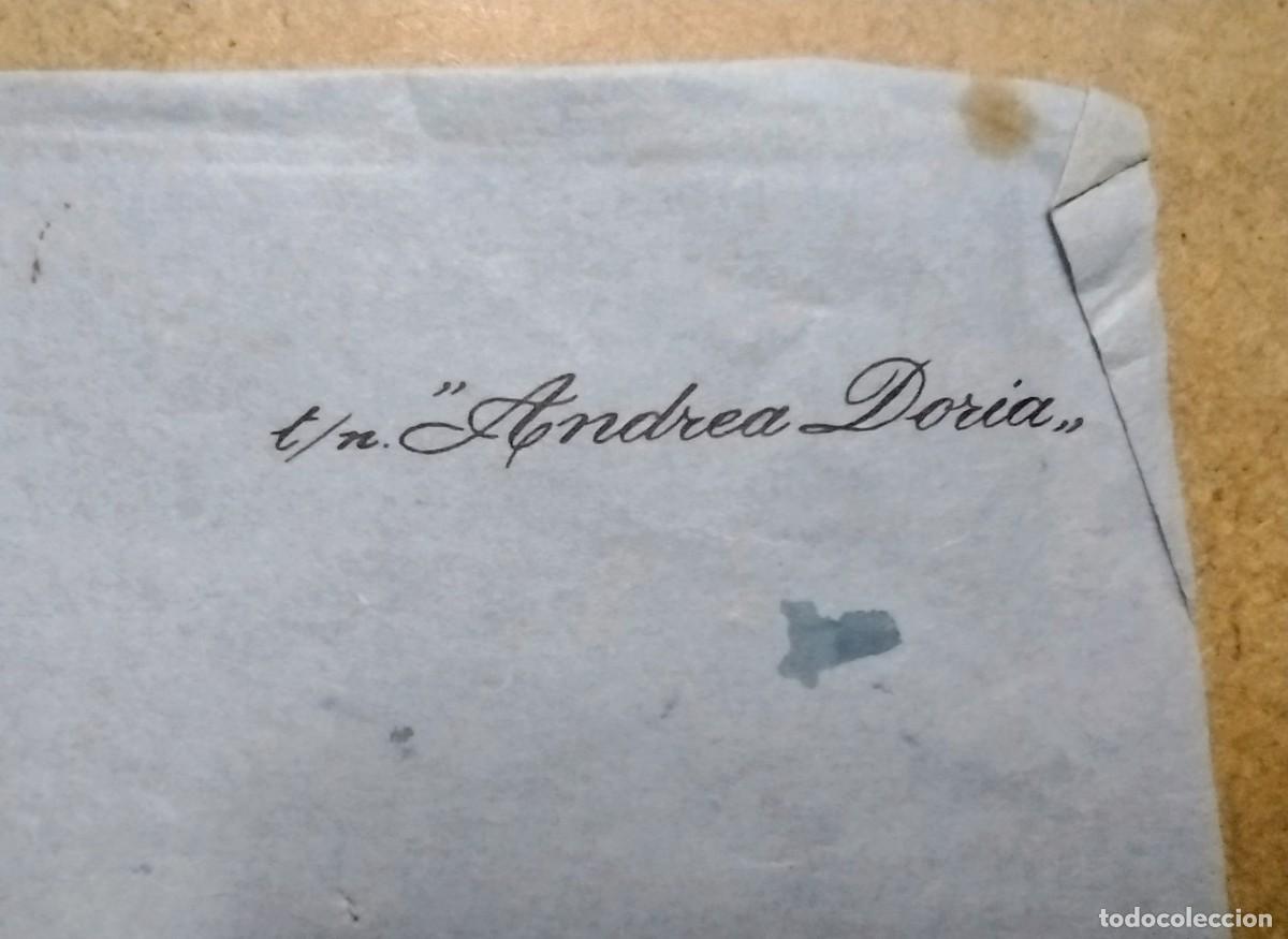 L&iacute;neas de navegaci&oacute;n: 1/2 membrete Andrea Doria transatl&aacute;ntico - Foto 3