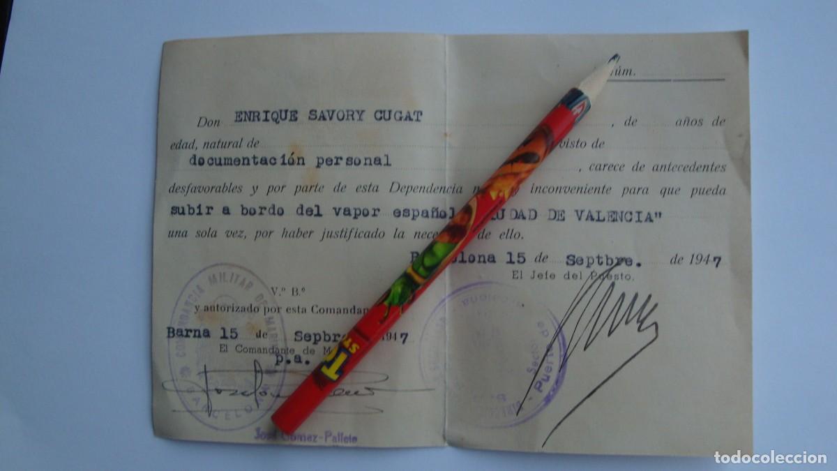 L&iacute;neas de navegaci&oacute;n: AUTORIZACION DE EMBARQUE - Foto 2