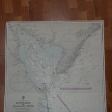 Líneas de navegación: CARTA NÁUTICA APROXIMACIÓN RIO DELAWARE USA 1976