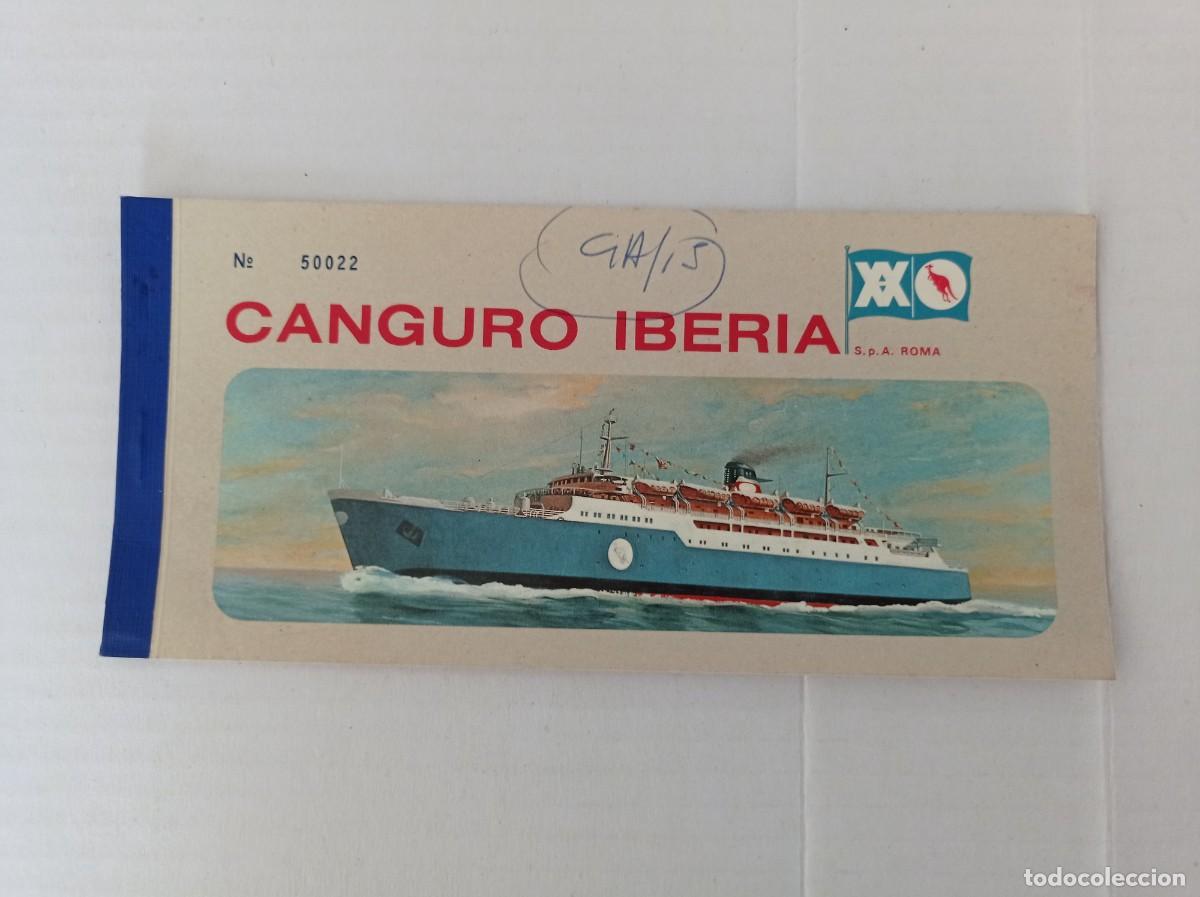 L&iacute;neas de navegaci&oacute;n: Billete Canguro Iberia S.p.A Roma Barco - Foto 1