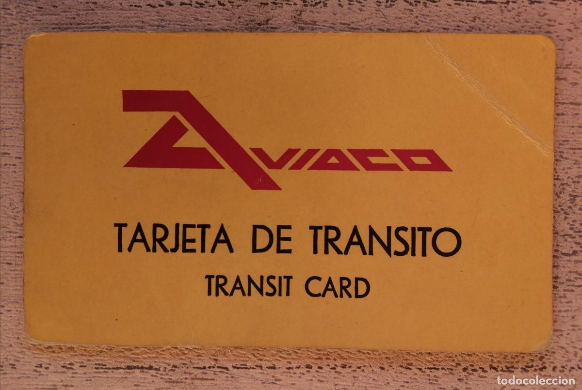 L&iacute;neas de navegaci&oacute;n: Antigua Tarjeta de Tr&aacute;nsito de Aviaco - Foto 1