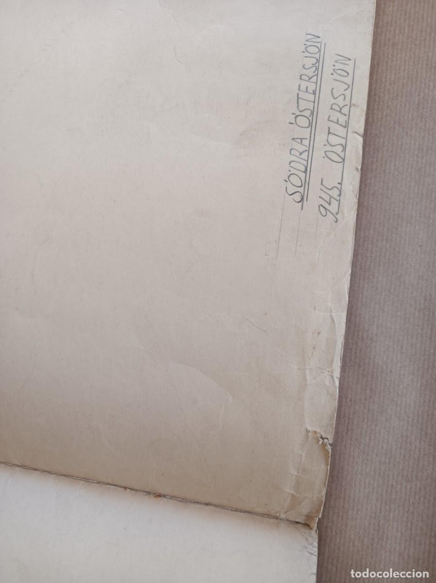 L&iacute;neas de navegaci&oacute;n: CARTA N&Aacute;UTICA ETEL&Auml; - IT&Acirc;MERI S&Ouml;DRA &Ouml;STERSJ&Ouml;N 1950 - ISLA DE BORNHOLM DINAMARCA - Foto 29