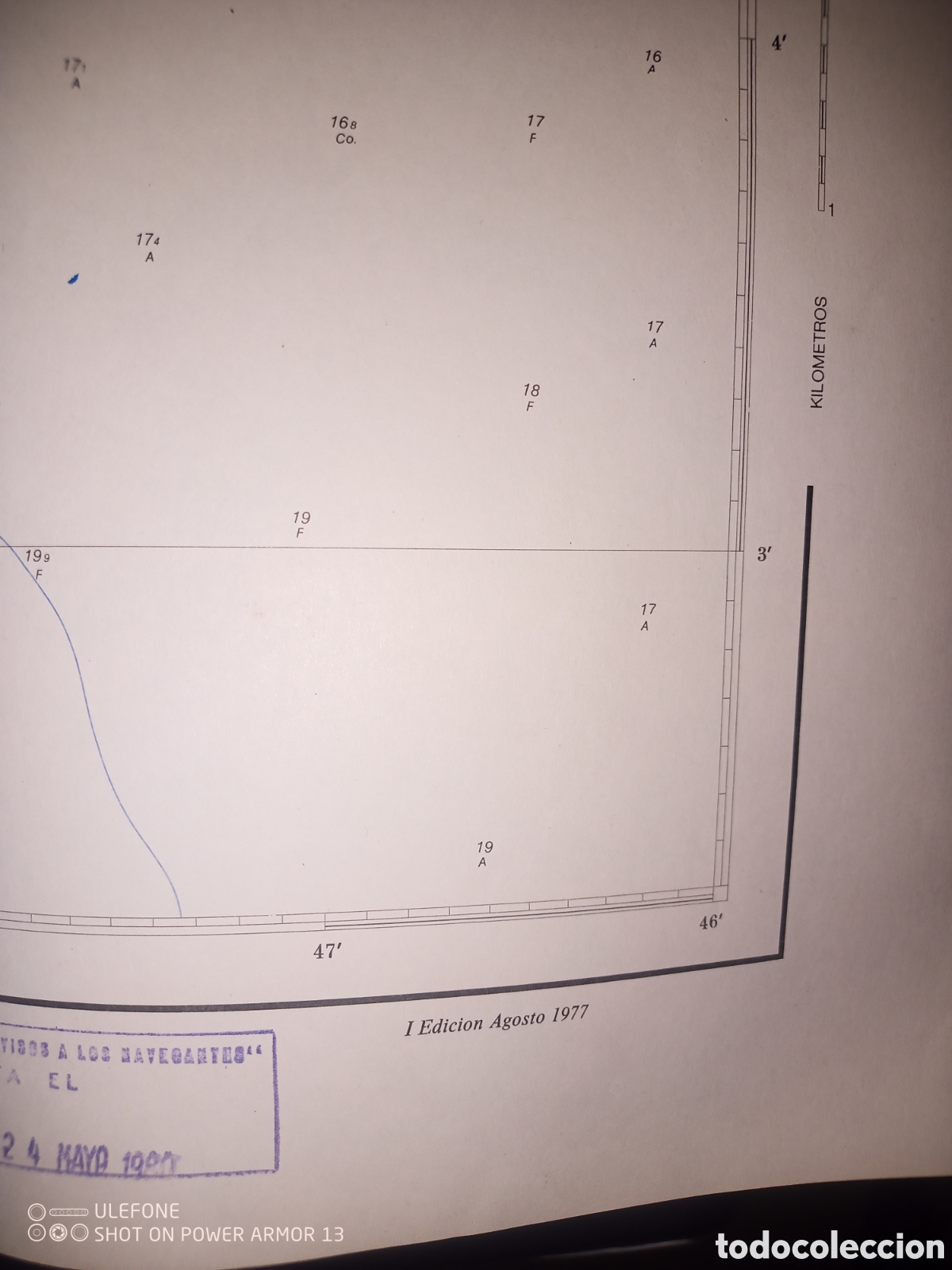 L&iacute;neas de navegaci&oacute;n: Carta n&aacute;utica Huelva - Foto 2