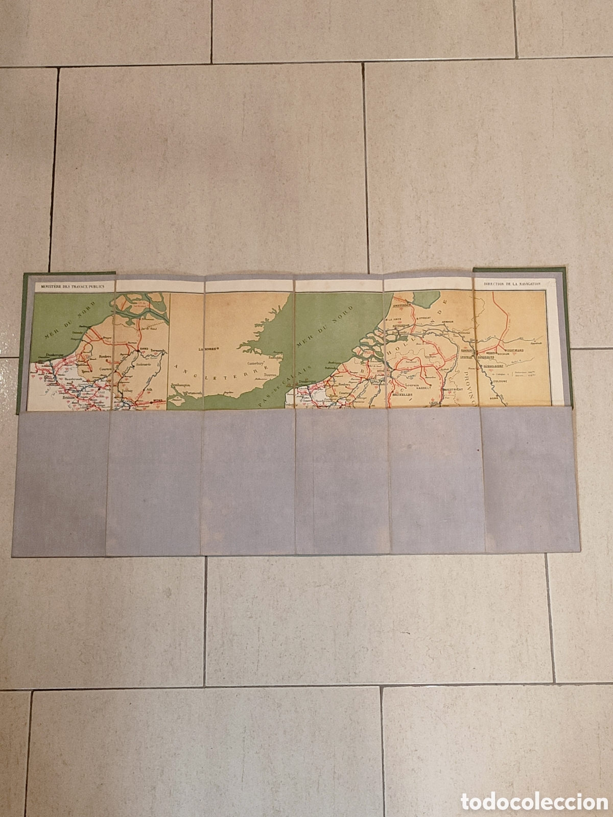 L&iacute;neas de navegaci&oacute;n: Gu&iacute;a mapa de v&iacute;as navegables de Francia 1933 - Foto 13