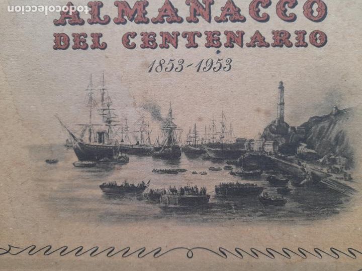 L&iacute;neas de navegaci&oacute;n: Almanaque del Centenario 1853 - 1953. Ansaldo - G&eacute;nova. Barcos. - Foto 2