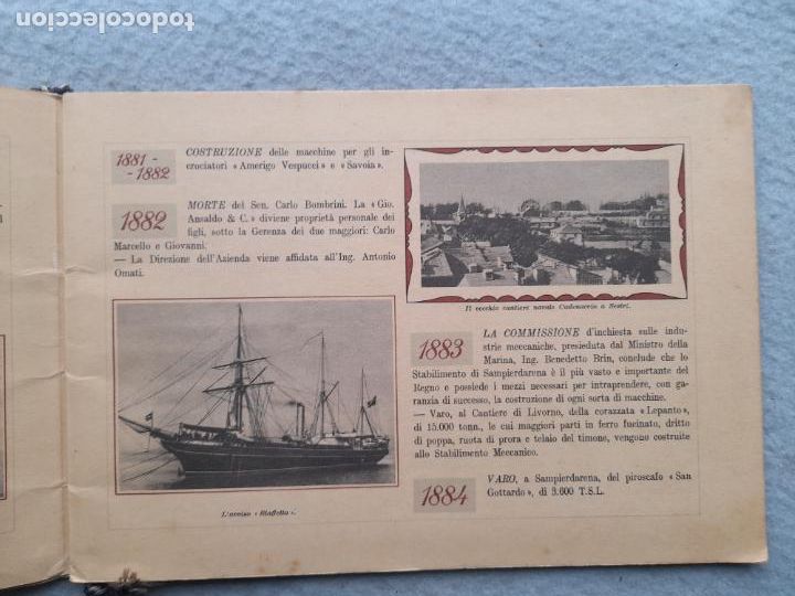 L&iacute;neas de navegaci&oacute;n: Almanaque del Centenario 1853 - 1953. Ansaldo - G&eacute;nova. Barcos. - Foto 8