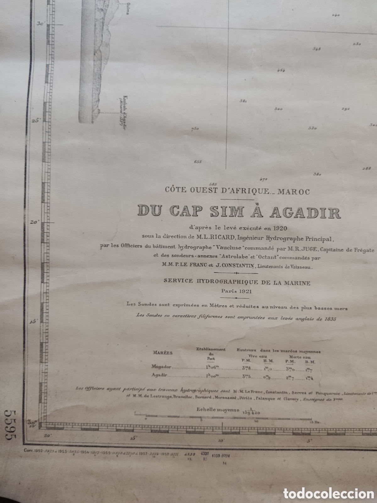 L&iacute;neas de navegaci&oacute;n: Carta n&aacute;utica Rade DAgadir - Foto 2
