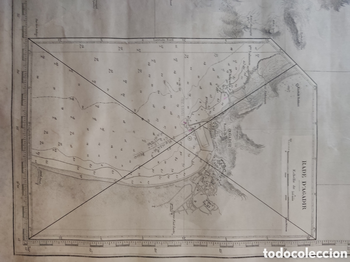 L&iacute;neas de navegaci&oacute;n: Carta n&aacute;utica Rade DAgadir - Foto 3