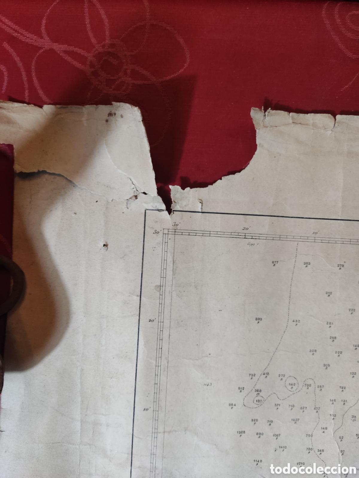 L&iacute;neas de navegaci&oacute;n: Carta n&aacute;utica de la costa sudoeste de la pen&iacute;nsula ib&eacute;rica - Foto 4